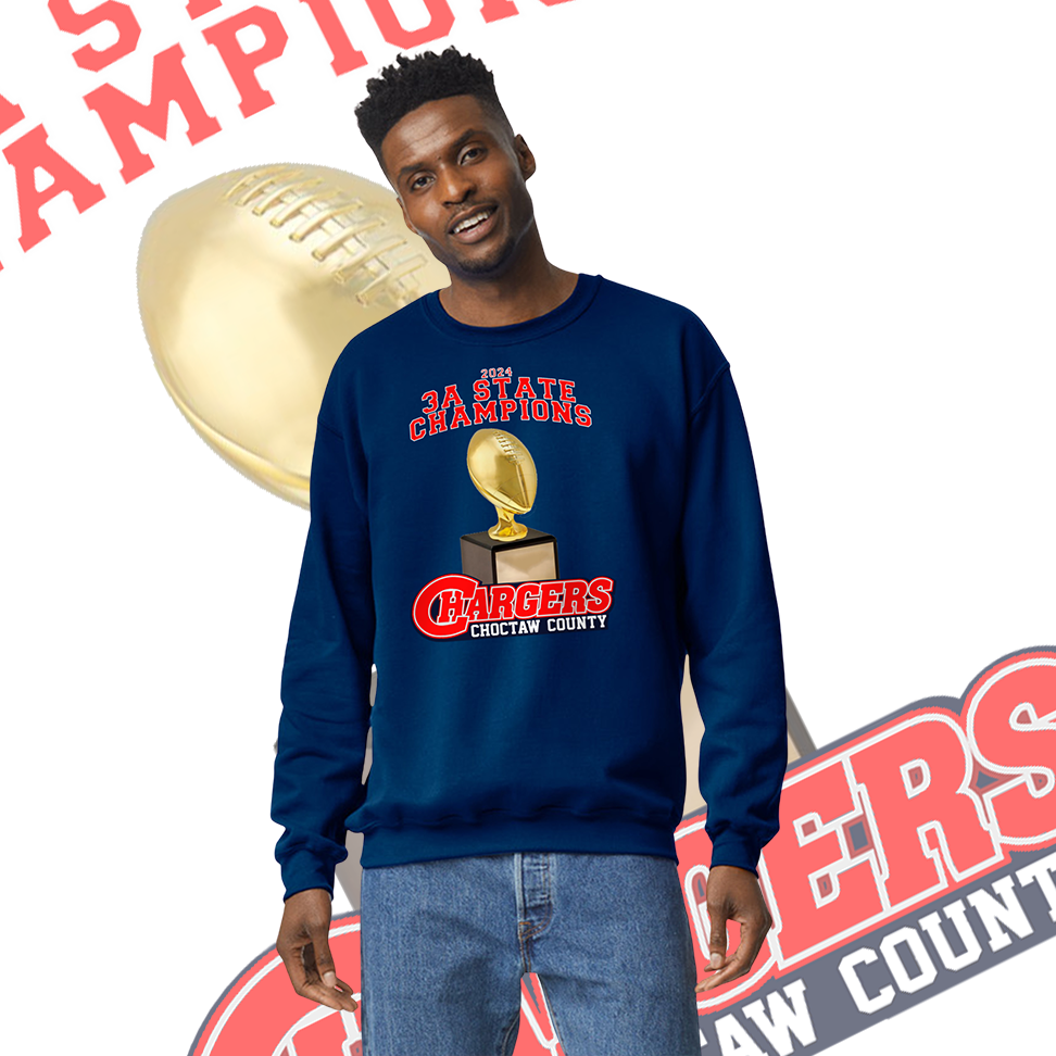 Choctaw County Chargers 3A State Champs Trophy