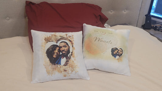 Custom Personalized Sublimated Pillow Cover