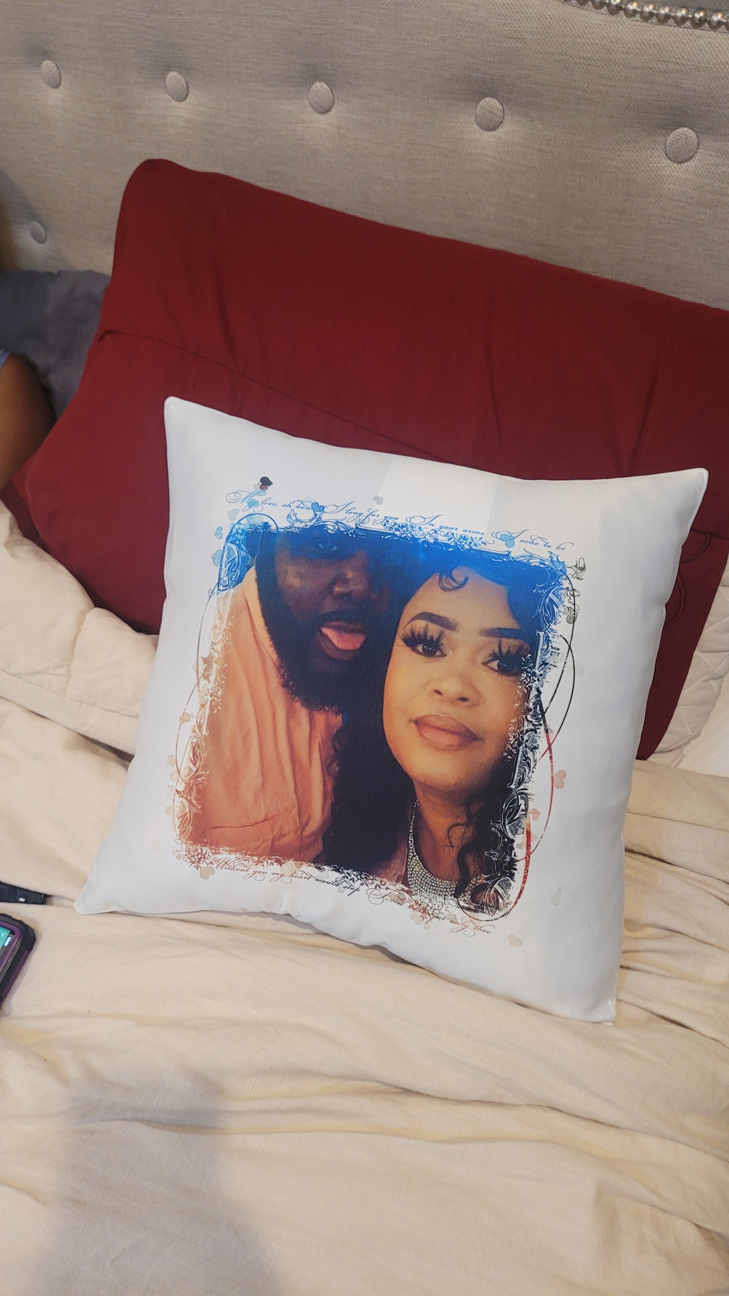 Custom Personalized Sublimated Pillow Cover