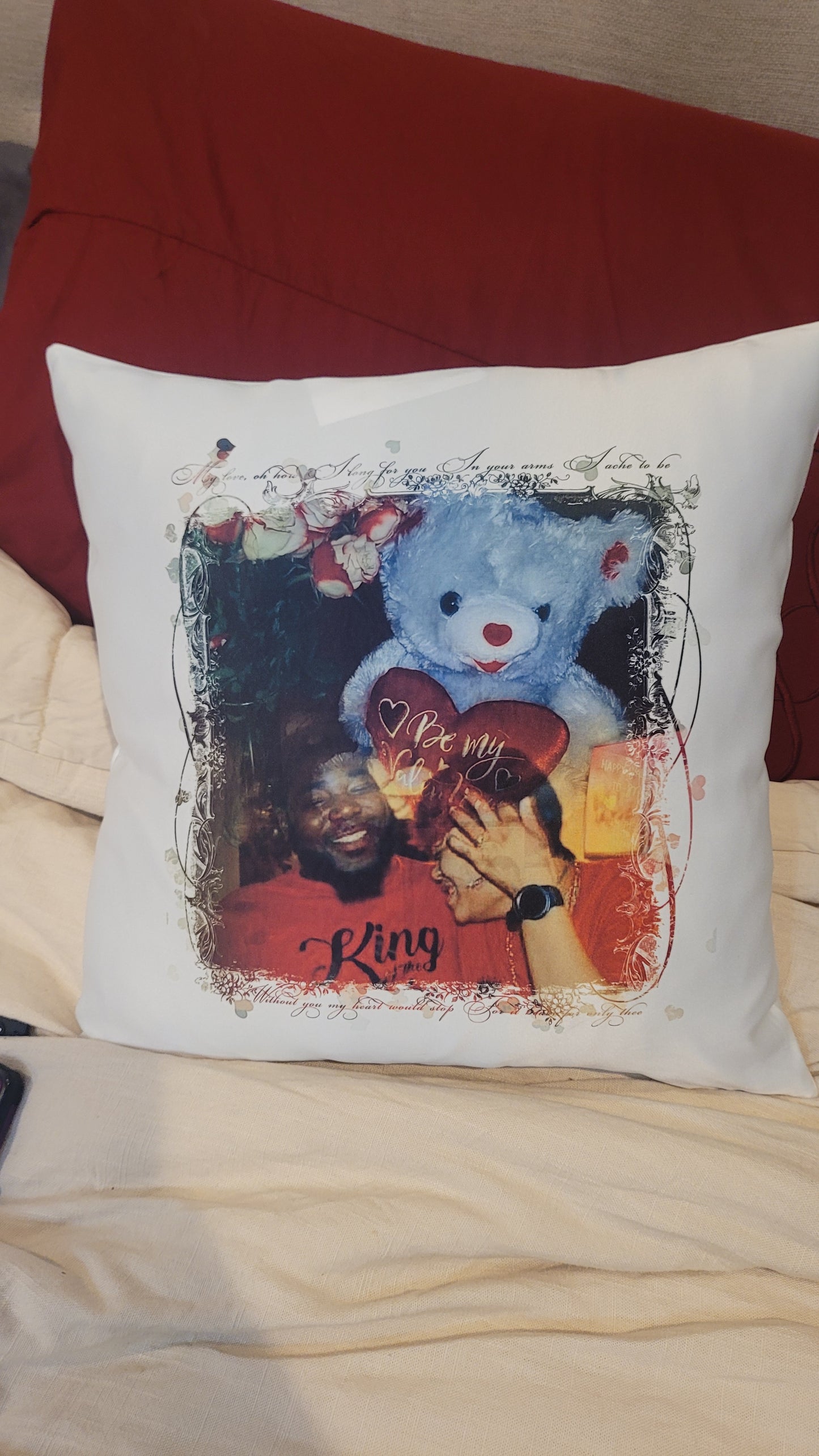 Custom Personalized Sublimated Pillow Cover