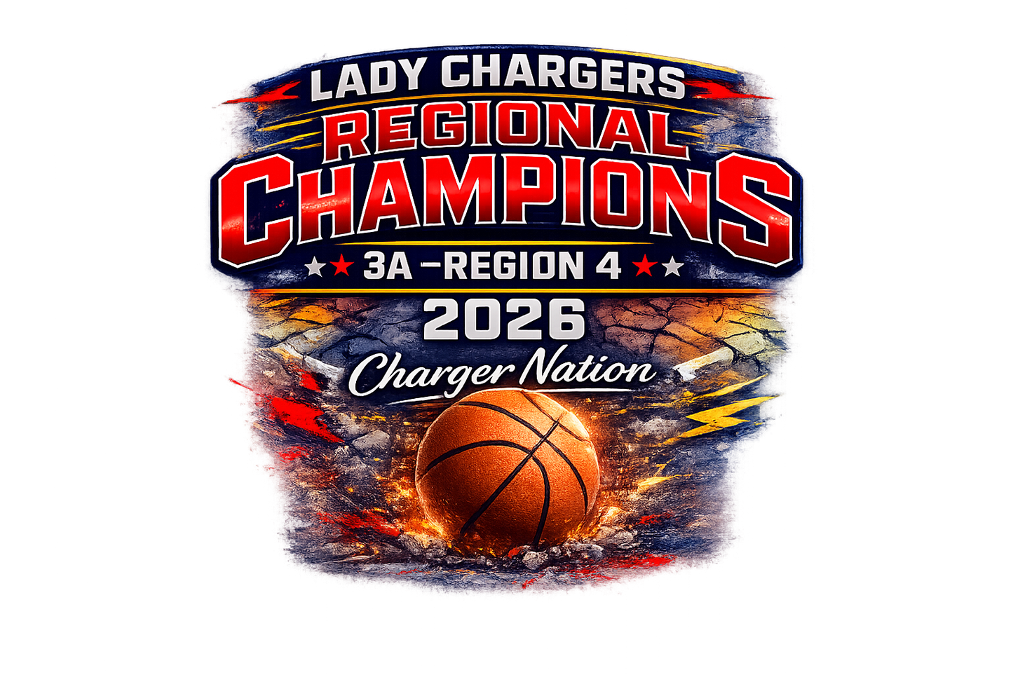 Choctaw County Lady Chargers Regional Basketball Champions 2026