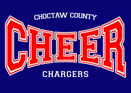 Choctaw County Cheer Chargers Classic Tee