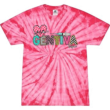 Gentiva Hospice Nurse Appreciation Tee – Colorful Graphic Syringe Design