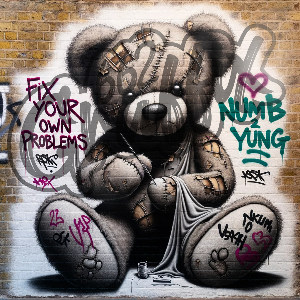 Urban Resilience Teddy - Numb 2 Yung Collection